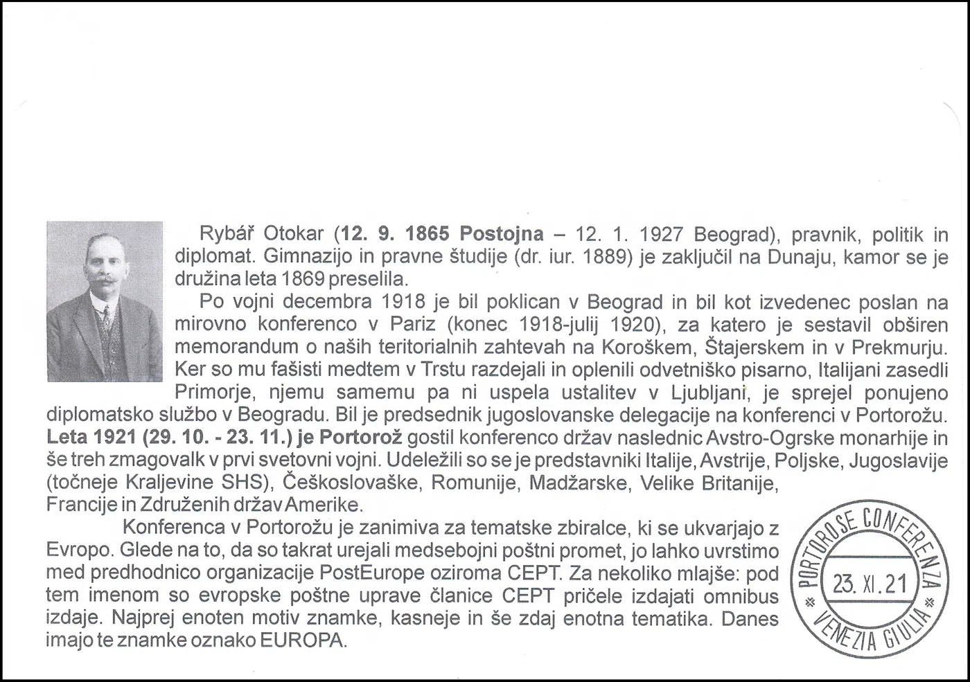 OTOKAR RYBAR 1865 - 2015